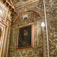 Detalle del retablo de la Iglesia